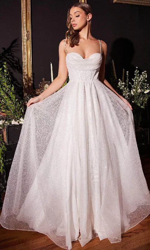 Cinderella Divine CD253W - Glitter-Embellished Bridal Gown