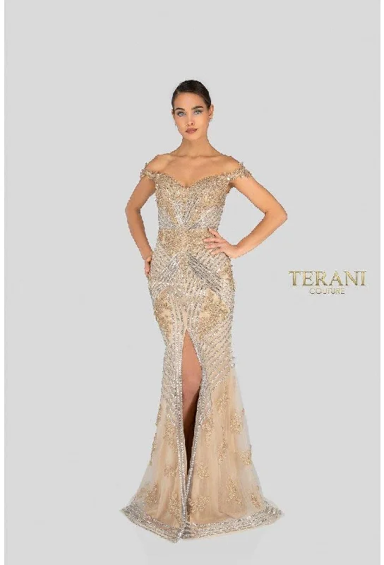 Terani Couture 1912GL9572 Formal Long Prom Dress