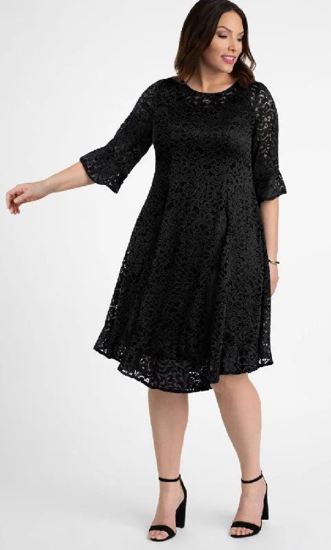 Kiyonna Short Lace Dress Formal Cocktail