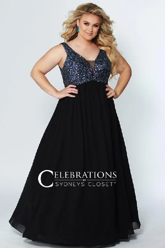 Sydneys Closet Plus Size Prom Long Formal Dress