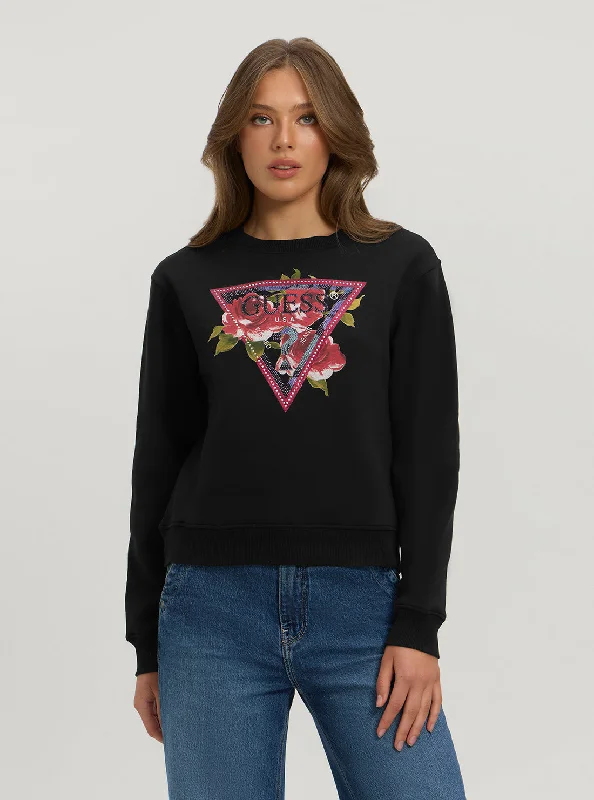 Eco Black Roses Logo Jumper