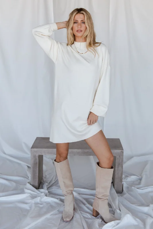 Jennings Sweater Dress | Ivory