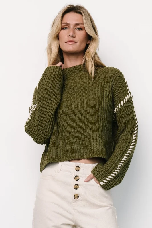 Madden Knit Sweater | Olive