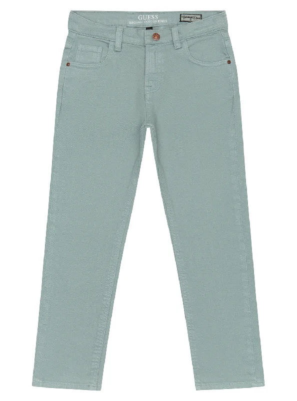 Green Bull Denim Straight Fit Pants (2-7)