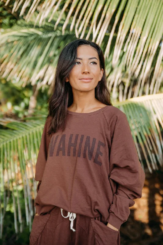 OVERSIZED SWEATER WAHINE - CACAO