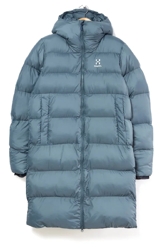 Haglöfs Women's Long Mimic Parka Jacket - Steel Blue