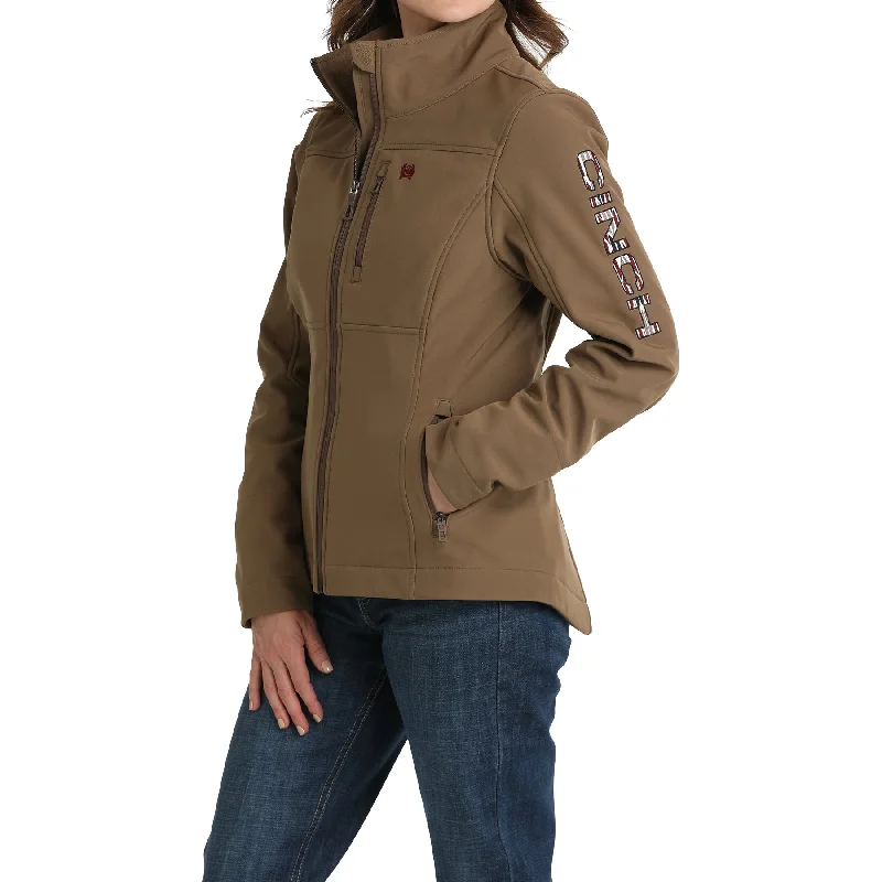 Women's Aztec Logo Solid Concealed Carry Bonded Jacket - 4466