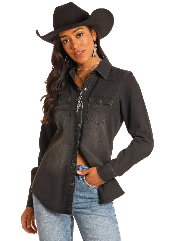 Women's Rock & Roll Cowgirl Snap Front Shirt #BWN2S03703