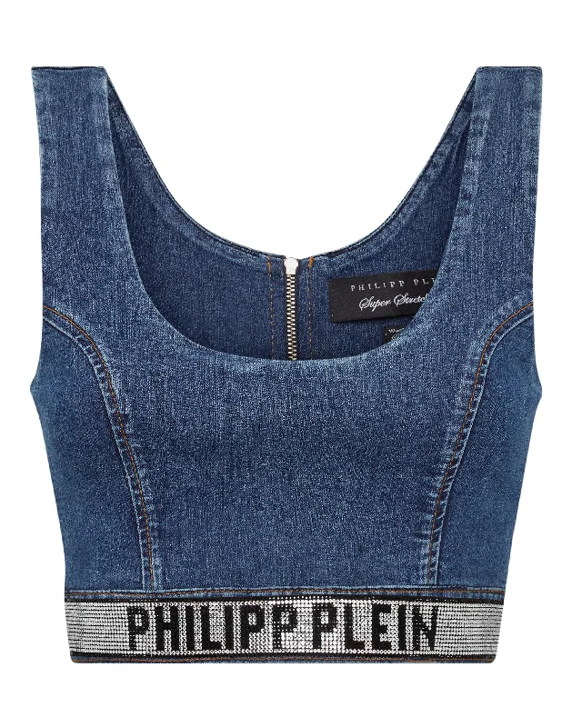 Denim Super Stretch top Philipp Plein TM