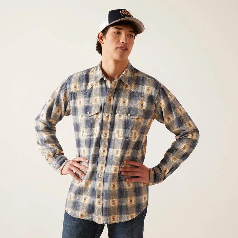 Hiro Retro Fit Shirt, Vaporous Grey