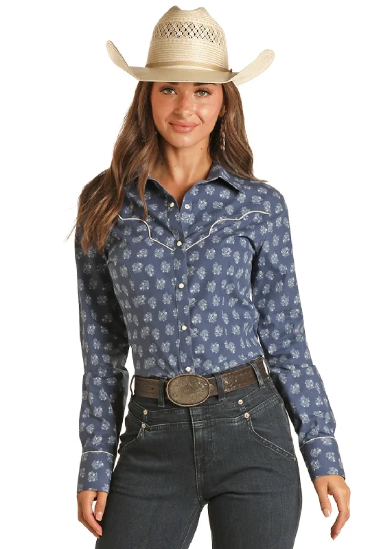 Women's Rock & Roll Cowgirl Snap Front Shirt #RRWSOSR0PQ