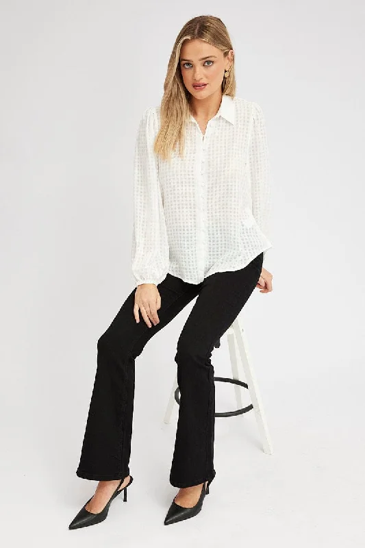 White Shirt Long Sleeve Texture