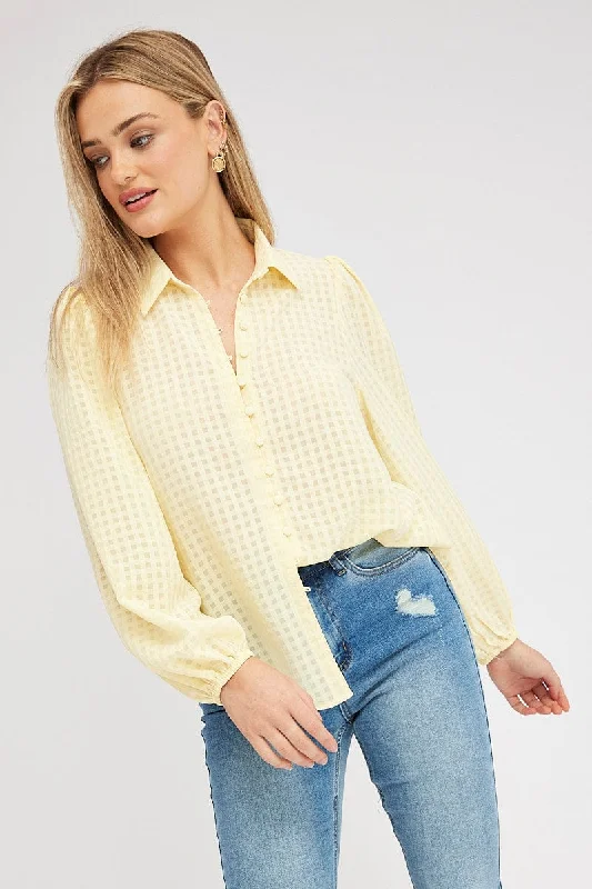 Yellow Shirt Long Sleeve Texture