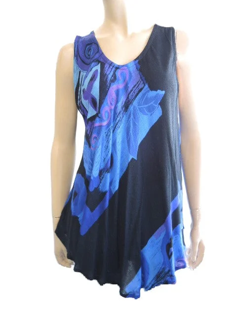 Cool Crinkle Rayon Sleeveless Top