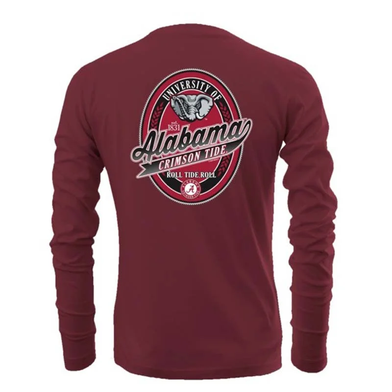 Alabama Over Oval Long Sleeve T-Shirt