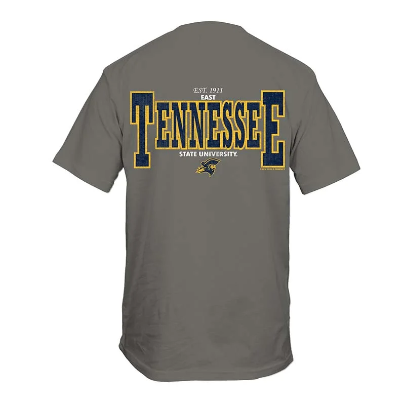 ETSU Retro Horizontal Short Sleeve T-Shirt