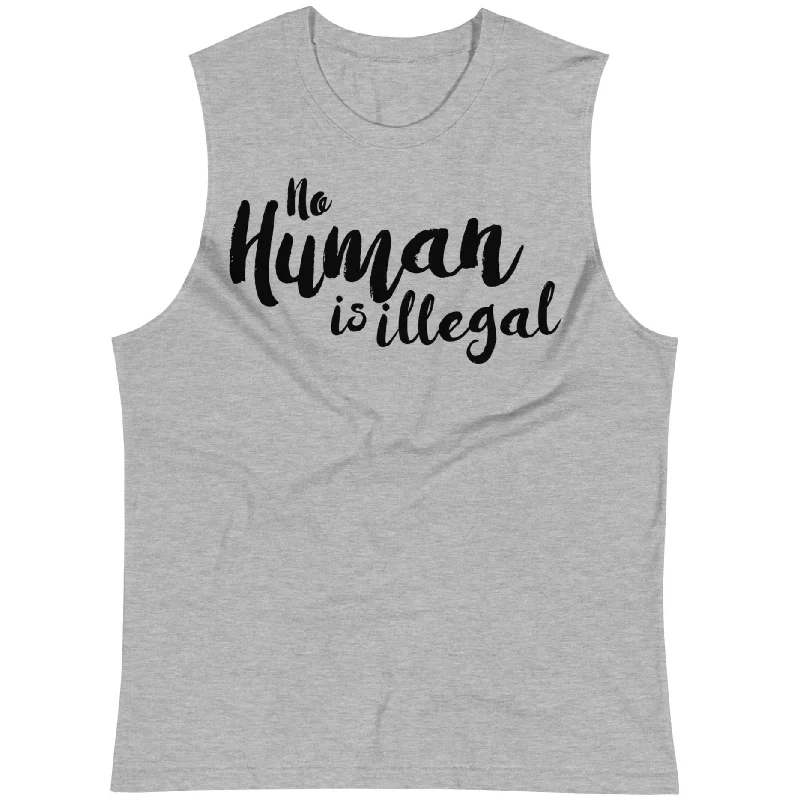 No Human Is Illegal -- Unisex Tanktop