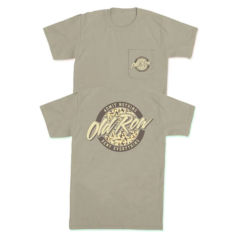 Circle Logo Duck Camo Pocket Short Sleeve T-Shirt