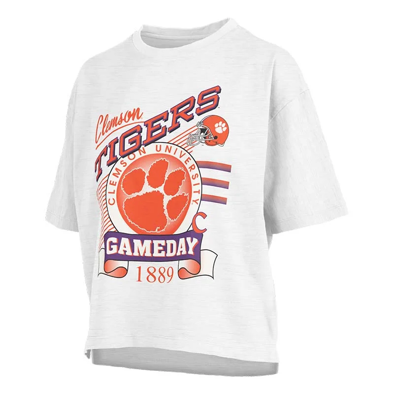 Clemson Motley Crew Calgary Waistline Short Sleeve T-Shirt