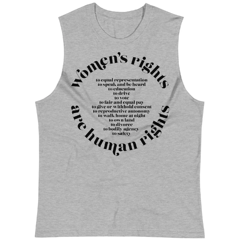 Women's Rights Are Human Rights (International Women's Day) -- Unisex Tanktop