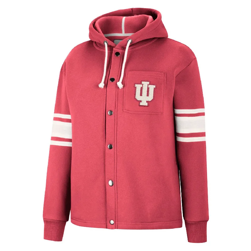 Ladies Indiana Hoosiers Mia Snap Jacket