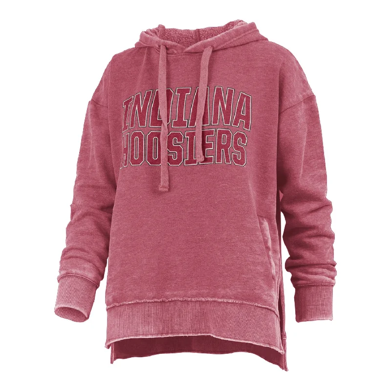 Ladies Indiana Hoosiers Marni Vintage Crimson Hood