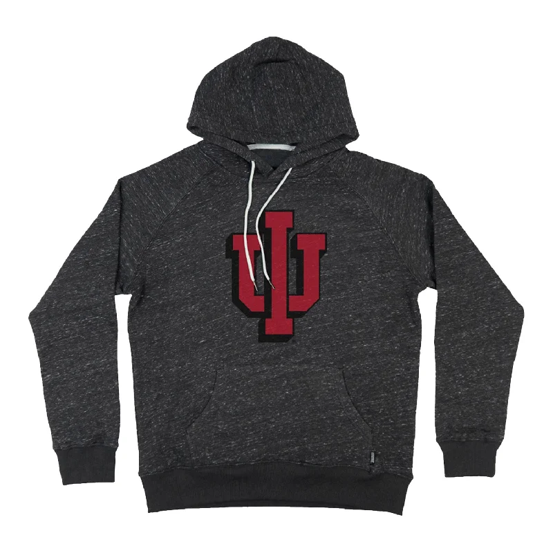 Indiana Hoosiers Vintage Trident Black Hood