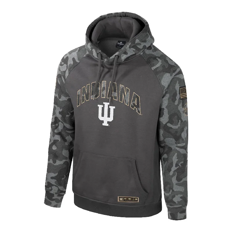 Indiana Hoosiers OHT Aviator Camo Hood