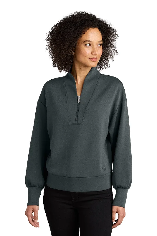 Ogio Womens Transcend 1/4 Zip Sweatshirt - Tarmac Grey - COMING SOON