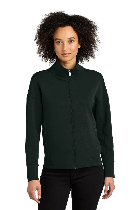 Ogio Womens Transcend Full Zip Sweatshirt w/ Pockets - Blacktop - COMING SOON